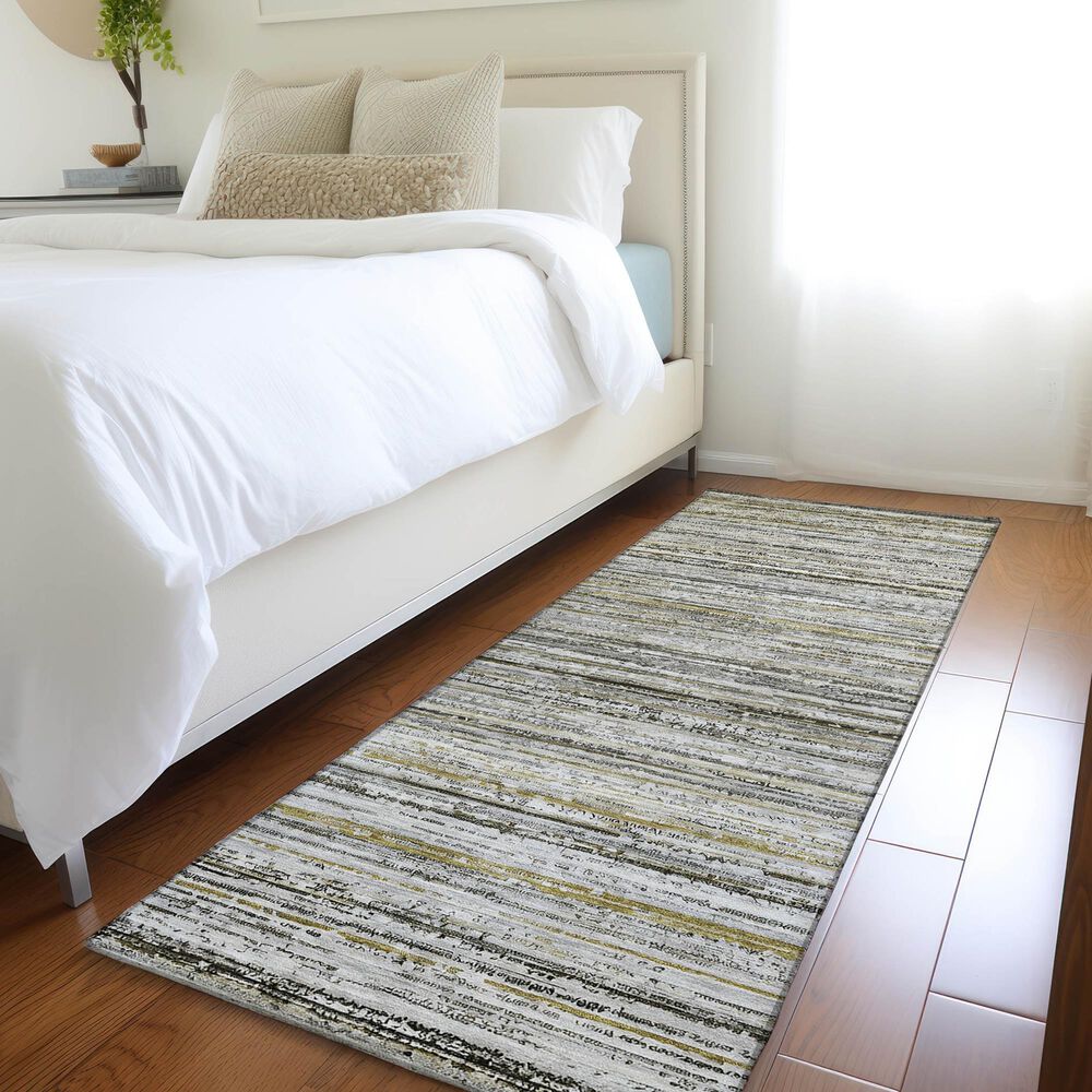 Dalyn Rug Company Kochi KC3 Pewter 2&#39;3&quot; x 7&#39;6&quot; Runner, , large