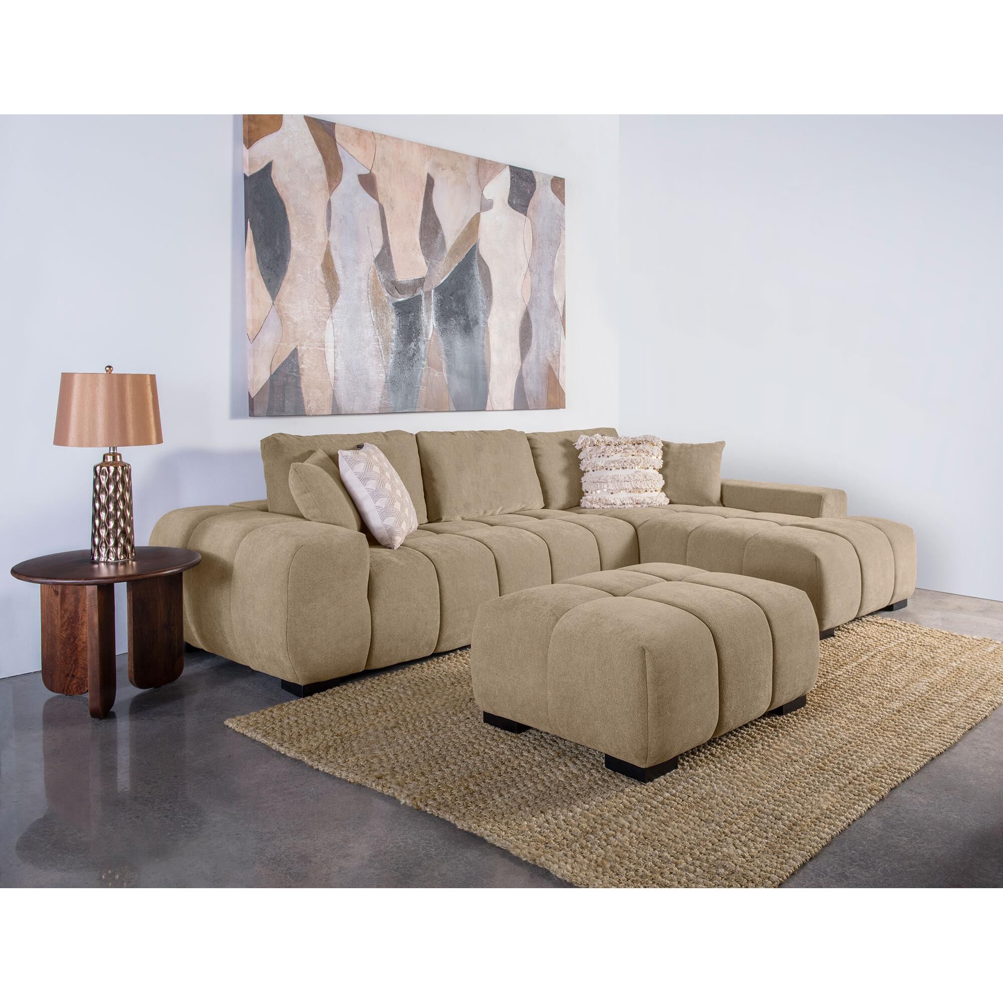 Coaster Octavia Rectangular Ottoman in Camel