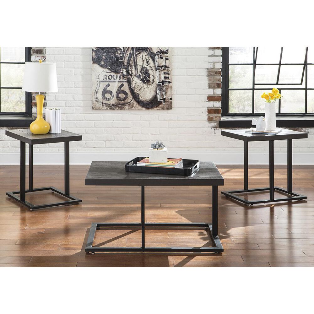 Ashley Airdon 3-Piece Table Set in Bronze, , large