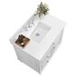 James Martin Vanities Lorelai 36" Single Vanity in Bright White with 3 cm White Zeus Quartz Top, , large