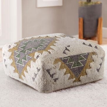 Steve Silver Lyssa Pouf in Cream, , large
