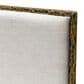 Furniture of America Lalia Queen Upholstered Panel Bed with Padded Headboard in Matte Gold, , large
