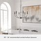 Hunter Southcrest 6-Light Chandelier in Flat Matte Black, , large
