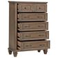 New Heritage Design Mariana 5-Drawer Chest in Vintage Mocha, , large
