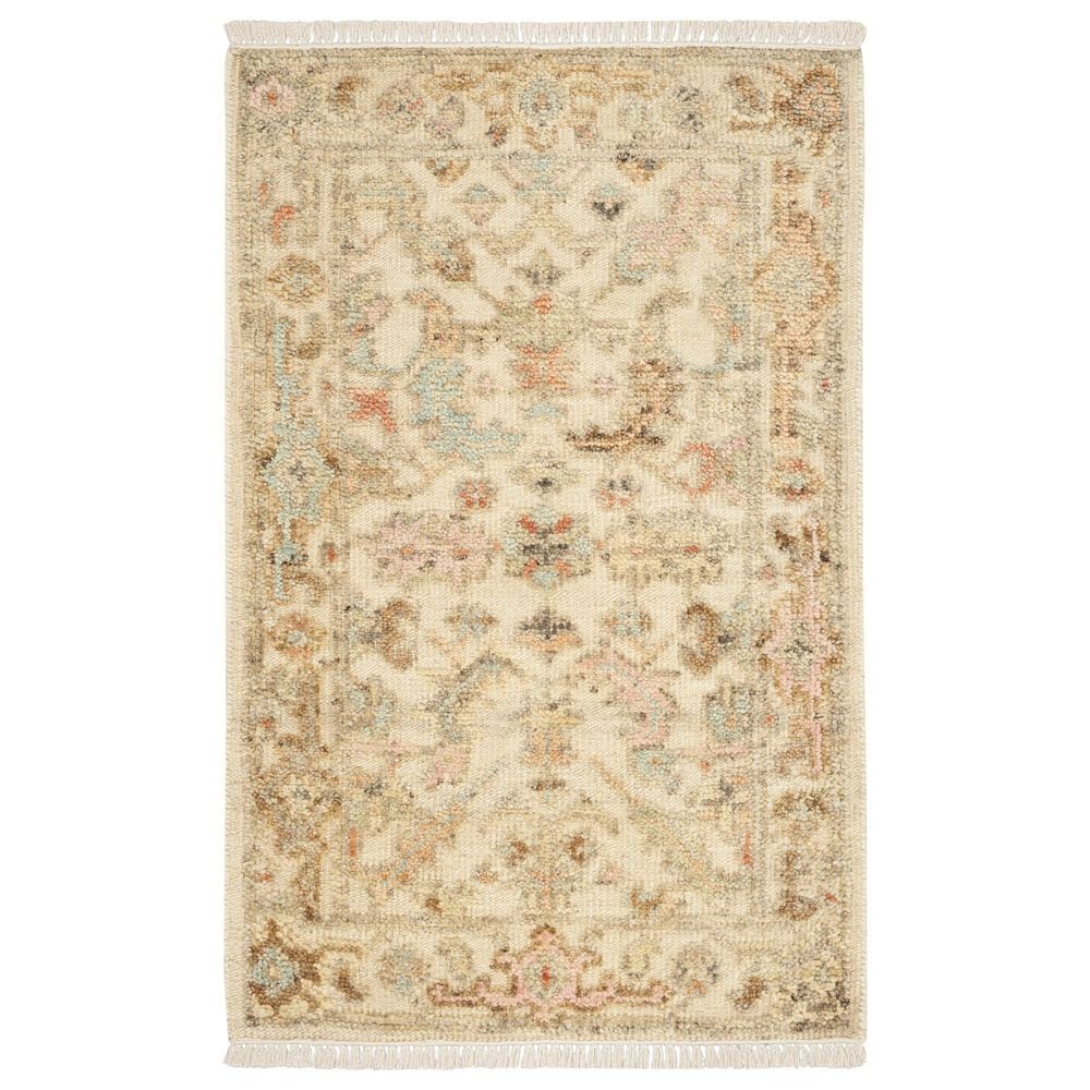 Nourison Heritage Vine HTV01 Beige 2" x 3" Area Rug, , large