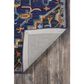 Momeni Ibiza IBI-02 8" x 10" Navy Area Rug, , large