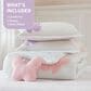 Hampton Park Rio 4-Piece Full/Queen Comforter Set in Purple, Blush Pink and Bright White, , large
