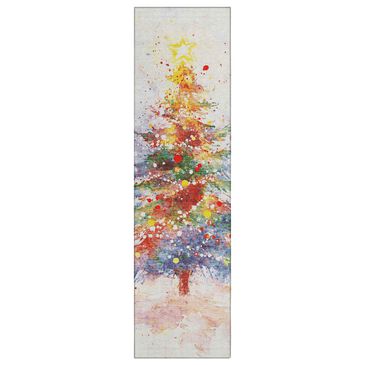 Dalyn Rug Company Wonderland WN17 2"3" x 7"6" Ivory Indoor/Outdoor Runner, , large