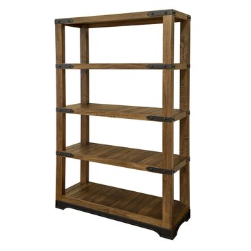 Fallridge Parota 70" Bookcase with 4 Wooden Shelves, , large