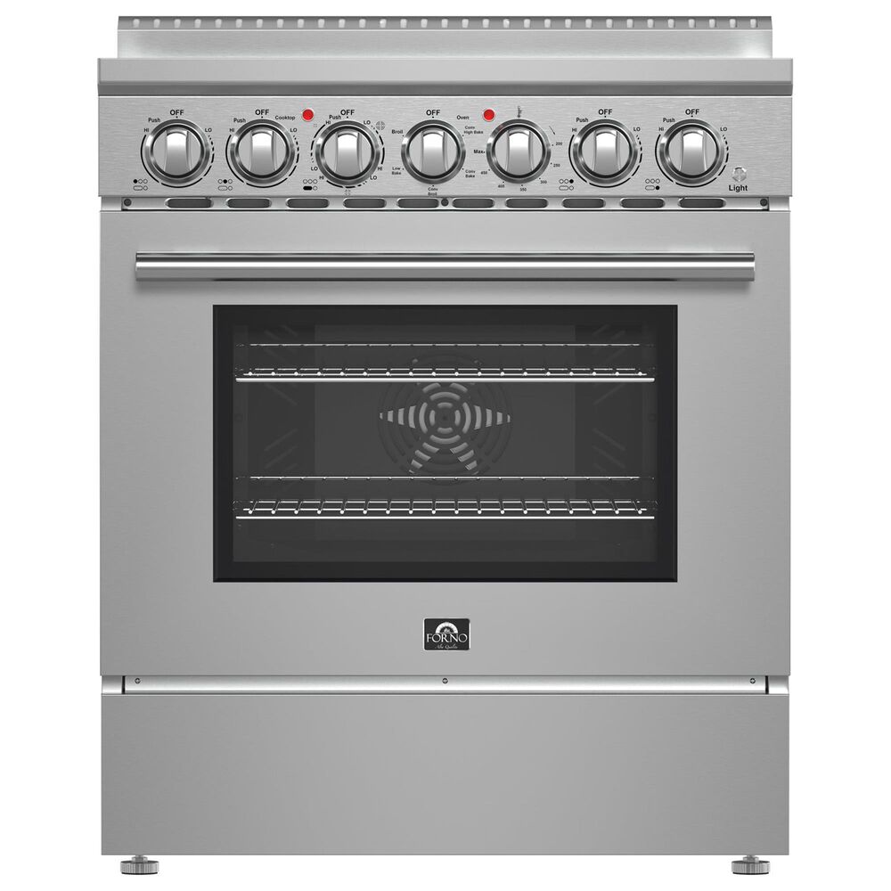 Forno Paolo 30" Freestanding Electric Range in Stainless Steel, , large