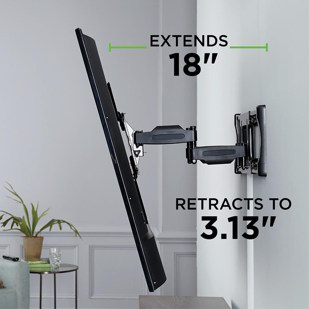 Secura Full Motion Wall Mount for 42&quot; - 90&quot; Flat-Panel TVs in Black, , large