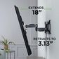Secura Full Motion Wall Mount for 42" - 90" Flat-Panel TVs in Black, , large