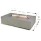 Elementi Fire Meteora Rectangular Propane Fire Pit Table in Space Gray, , large