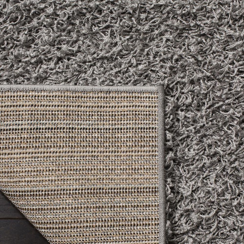 Safavieh Athens Shag SGA119F-4 4&#39; x 6&#39; Light Grey Area Rug, , large