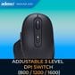 Adesso A50 Wireless Ergonomic Mouse with Copilot AI Hotkey in Black, , large