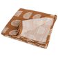 Babyletto Terracotta Rainbow Muslin Swaddle in White and Brown, , large