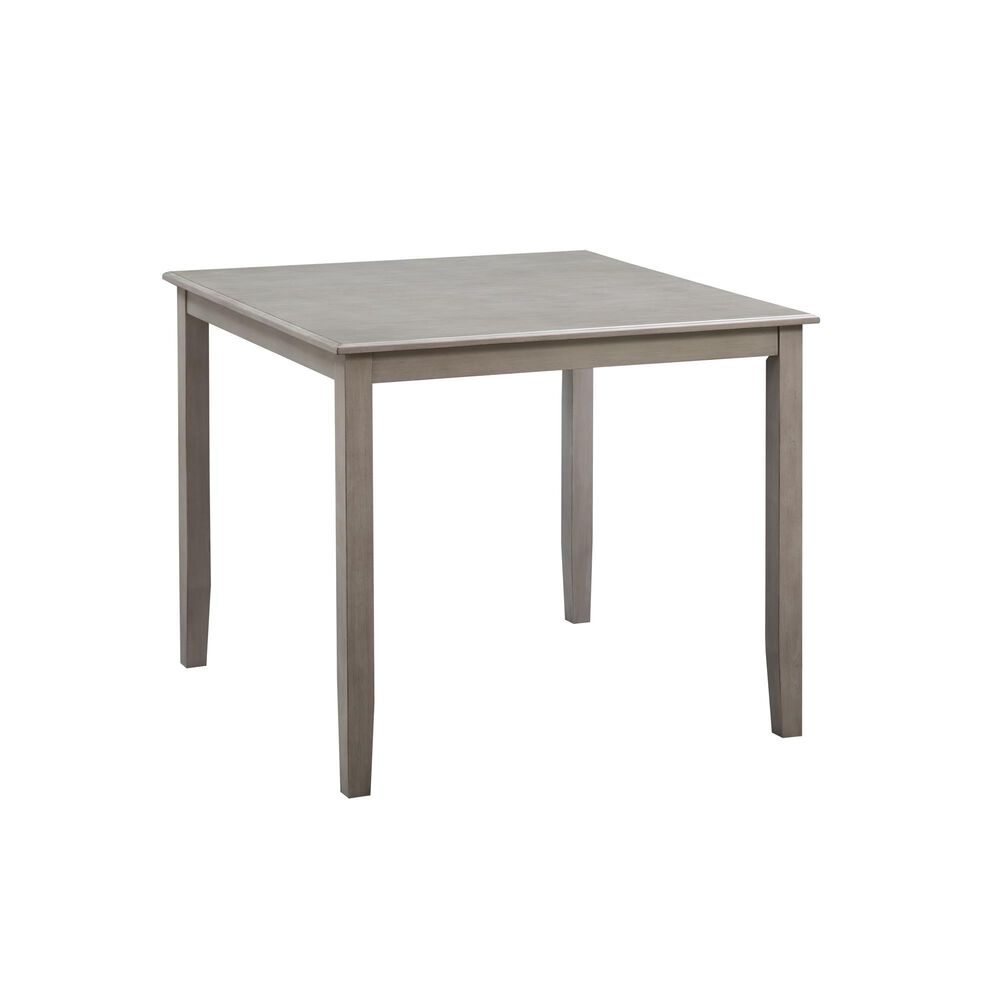 Abbyson Walker 5-Piece Square Counter Height Dining Set in Gray , , large