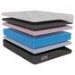 Hearth and Haven GhostBed Venus Williams Serve Hybrid Medium Twin XL Mattress, , large