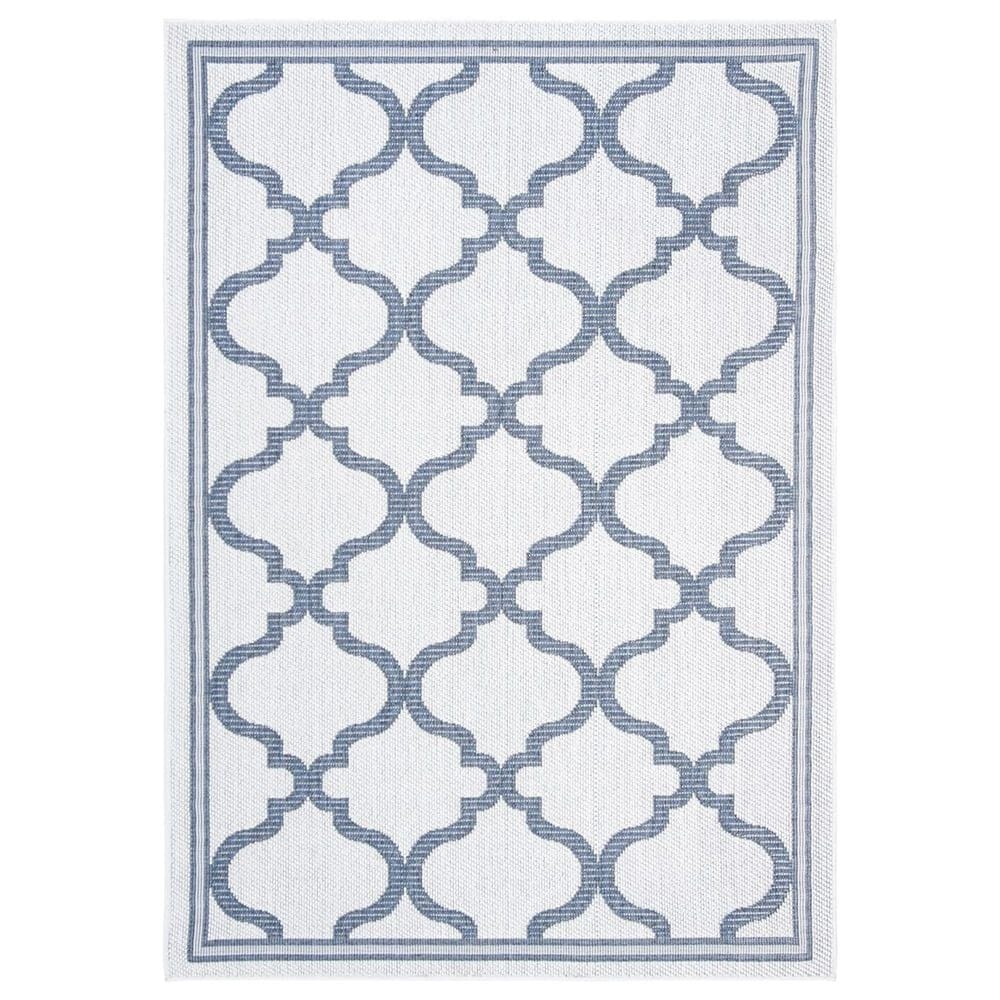 Safavieh Bermuda 5"3" x 7"6" Ivory and Charcoal Indoor/Outdoor Area Performance Rug, , large