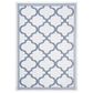 Safavieh Bermuda 5"3" x 7"6" Ivory and Charcoal Indoor/Outdoor Area Performance Rug, , large