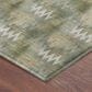 Dalyn Rug Company Soft Essentials Chevron Olive 9" x 12" Area Rug, , large