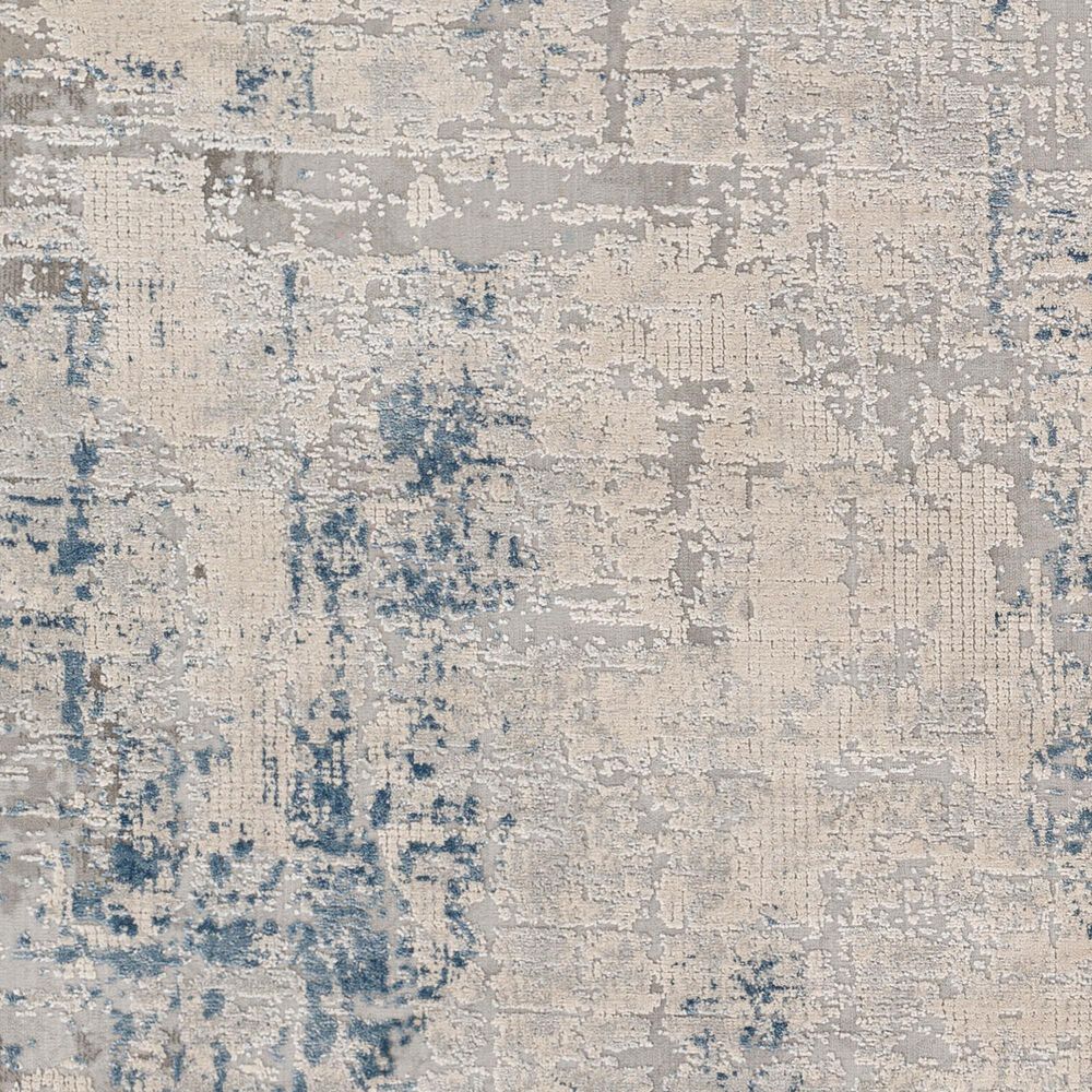 Surya Alpine 2&#39;7&quot; x 7&#39;3&quot; Blue, Pale Blue, Off-White, Gray and Charcoal Runner, , large