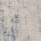 Surya Alpine 2"7" x 7"3" Blue, Pale Blue, Off-White, Gray and Charcoal Runner, , large