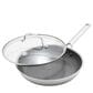 Green Pan Apex Hybrid 12" Non-Stick Ceramic Frypan with Lid in Stainless Steel, , large