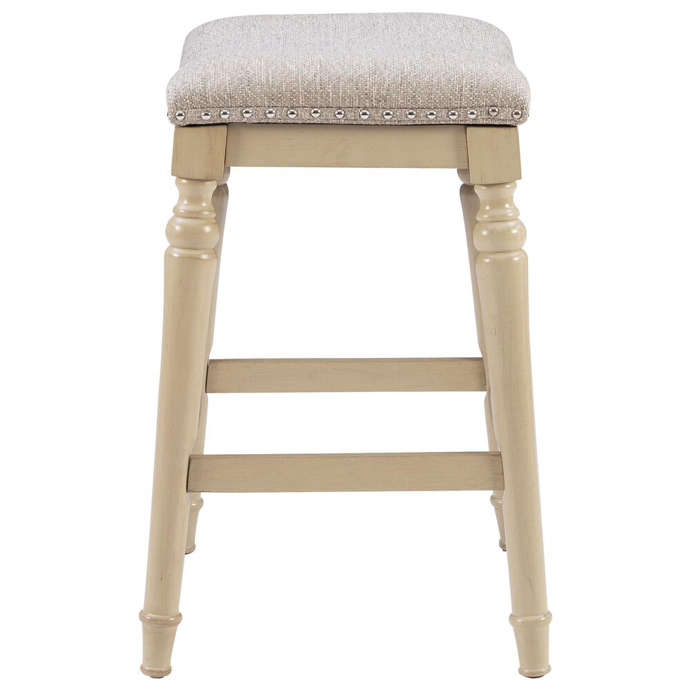 Linon Home Decor Hayes Counter Stool in Cream, , large