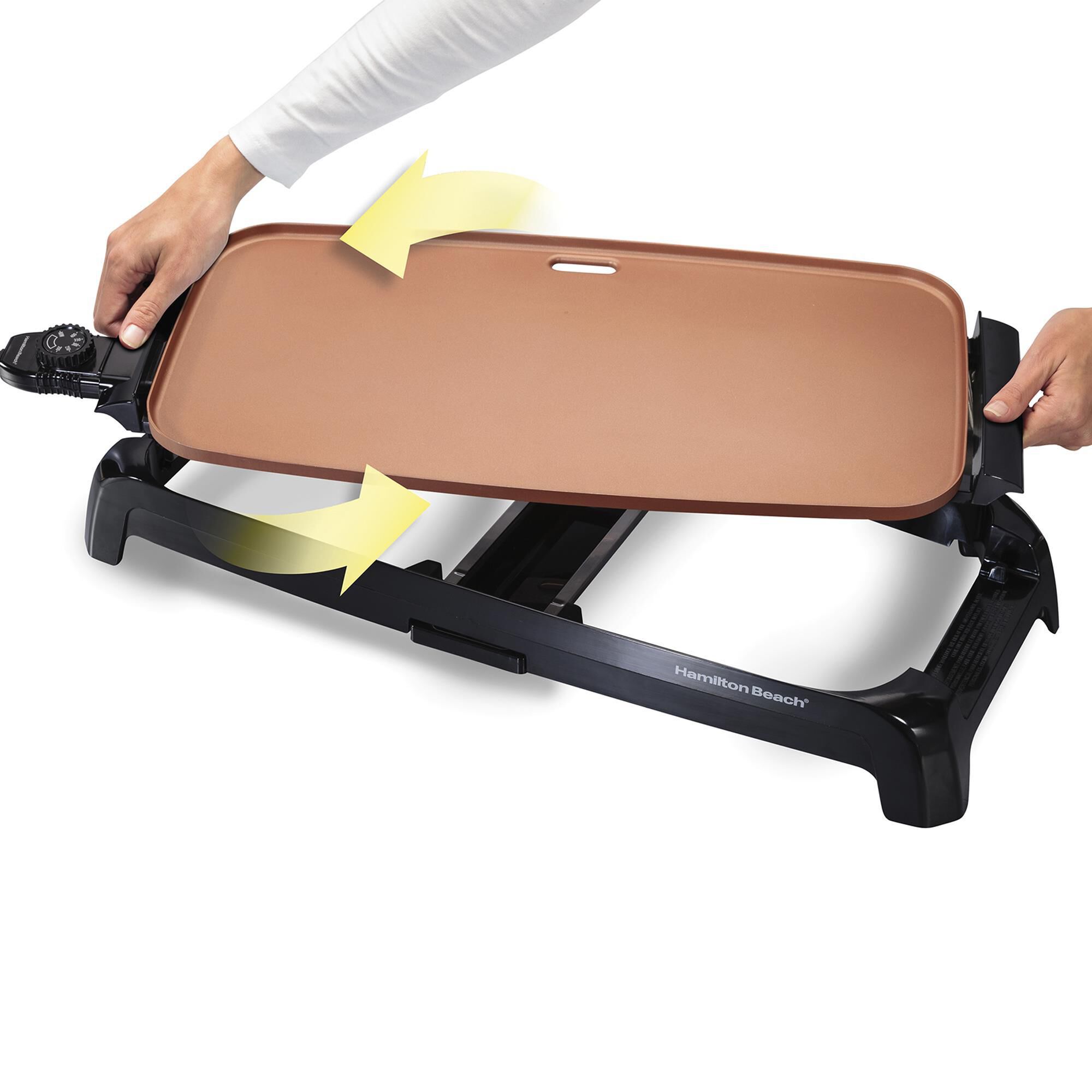 Hamilton beach reversible griddle top