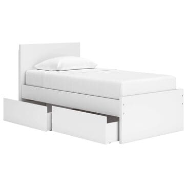 Ashley Onita Twin Storage Bed in White, , large