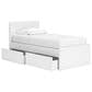 Ashley Onita Twin Storage Bed in White, , large