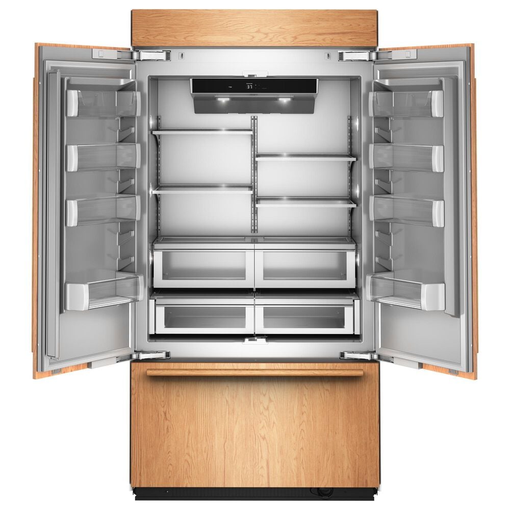 KitchenAid 24.2 Cu. Ft. Built-In French Door Bottom Mount Refrigerator with Platinum Interior in Panel Ready, , large