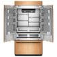 KitchenAid 24.2 Cu. Ft. Built-In French Door Bottom Mount Refrigerator with Platinum Interior in Panel Ready, , large