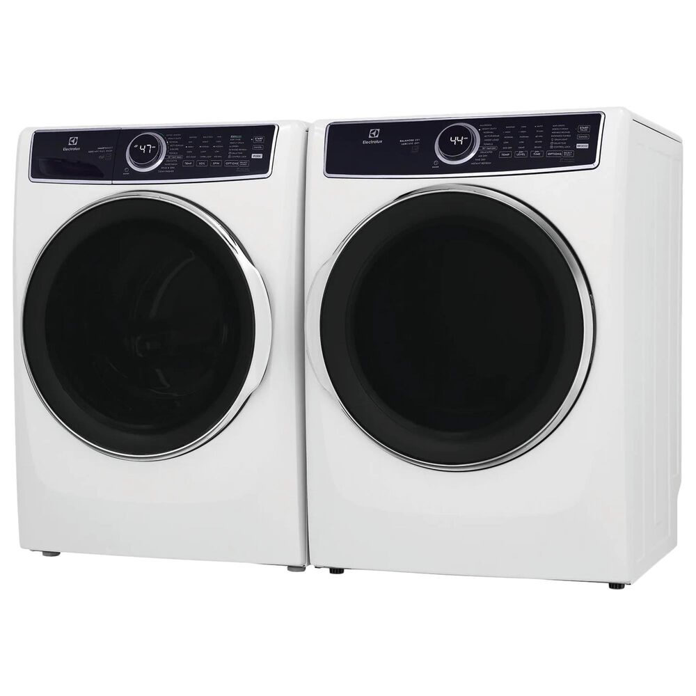 Electrolux 4.5 Cu. Ft. Front Load Washer and 8.0 Cu. Ft. Gas Dryer Laundry Pair in White, , large