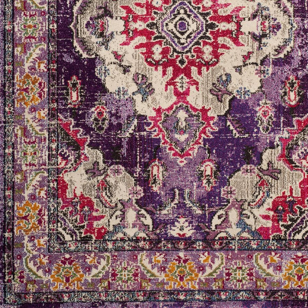 Safavieh Monaco MNC243P-3 3&#39; x 5&#39; Violet/Fuchsia Area Rug, , large