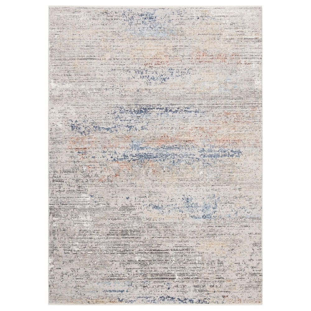 Safavieh Dream DRM427G 5" x 8" Grey and Blue Area Rug, , large