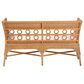 Baxton Studio Oxford Dining Bench with Armrests in Light Honey, , large