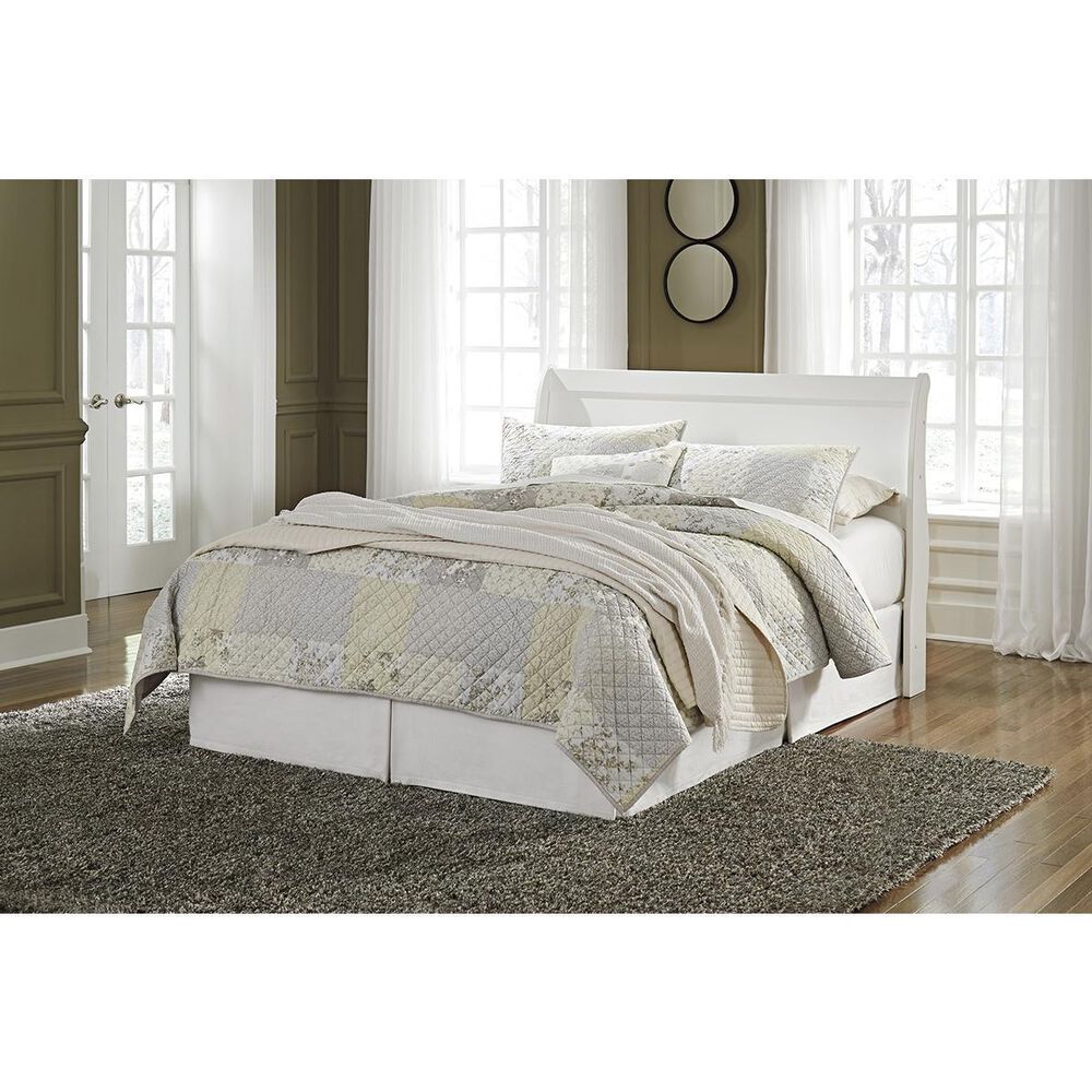 Ashley Anarasia Queen Sleigh Headboard in White, , large