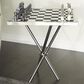 Maple and Jade Decor Chess Game Set in Polished Silver, Black and White, , large