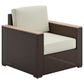 Homestyles Palm Springs 4-Piece Patio Loveseat Set in Brown, , large