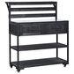HOMLUX 62.3"" Outdoor Kitchen Island in Black, , large