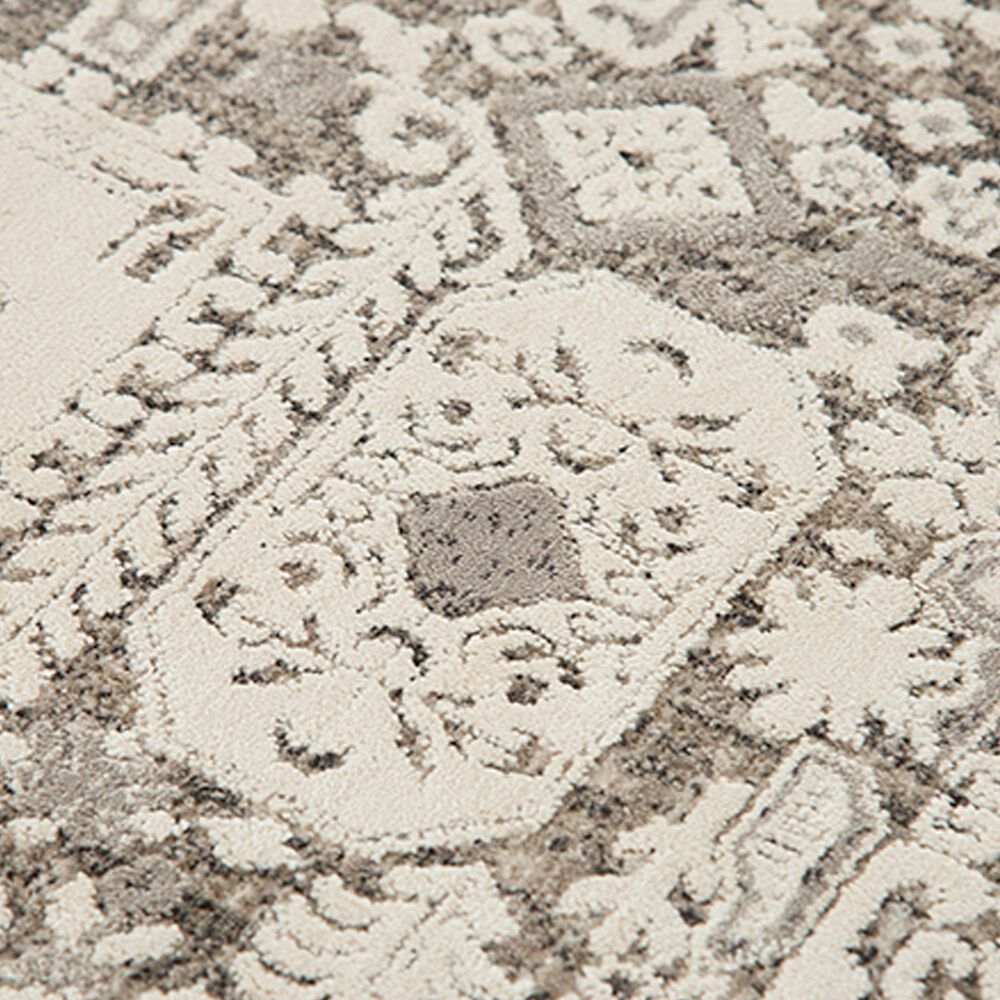 RIZZY Calabria 5&#39;3&quot; x 7&#39;6&quot; Neutral and Gray Area Rug, , large
