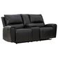 Ashley Glossmore Manual Reclining Loveseat in Black, , large