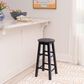 Linon Home Decor Abby 24" Counter Stool in Navy, , large