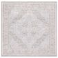 Safavieh Marmara MRM320B 6"7" Square Beige, Blue and Rust Area Rug, , large