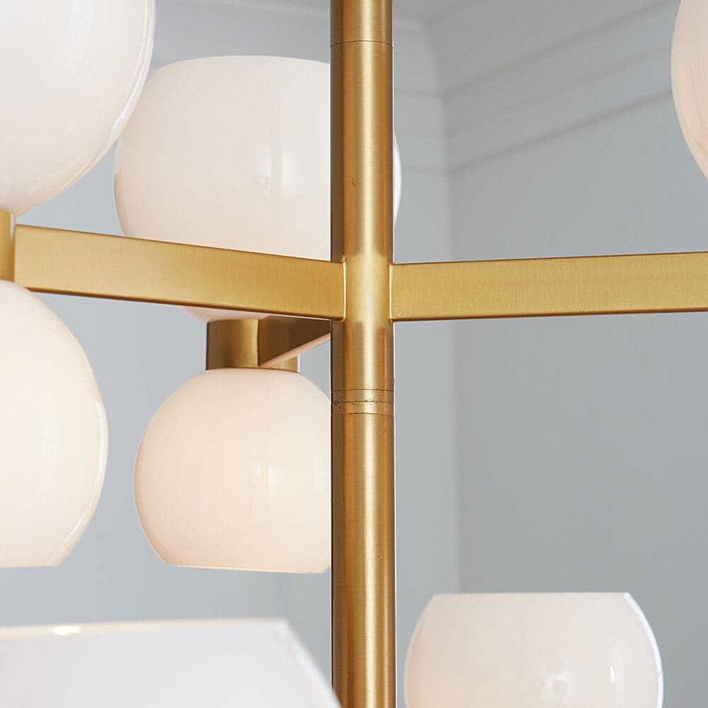 Visual Comfort &amp; Co. Londyn Medium Chandelier in Burnished Brass, , large