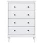 Walker Edison Spencer 4-Drawer Dresser in White, , large