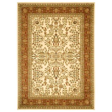 Safavieh Lyndhurst LNH214 10" x 14" Ivory and Rust Area Rug, , large