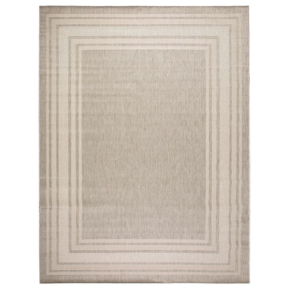 Nourison Horizon HOZ03 Grey 8&#39; x 10&#39; Indoor/Outdoor Area Rug, , large